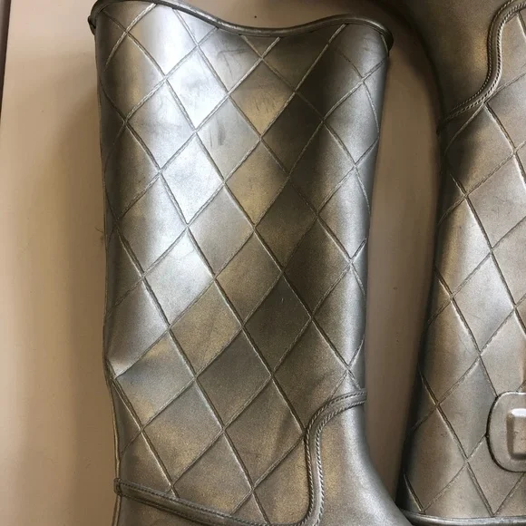 Sperry 'Pelican Tall Quilted" Rainboots Size 6 - Picture 3 of 8